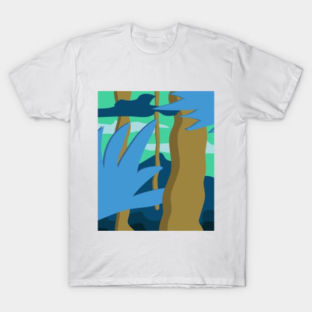 The Edge of Rainforest T-Shirt by mult1pl4y